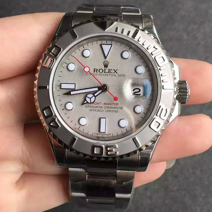 【JF廠】勞力士（Rolex）遊艇名仕型系列銀面116622男士自動機械壹比壹精仿手錶