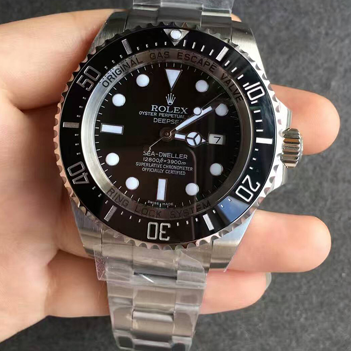 【N廠V7版】勞力士（Rolex）海使型系列黑鬼王116660-98210自動機械精仿男錶