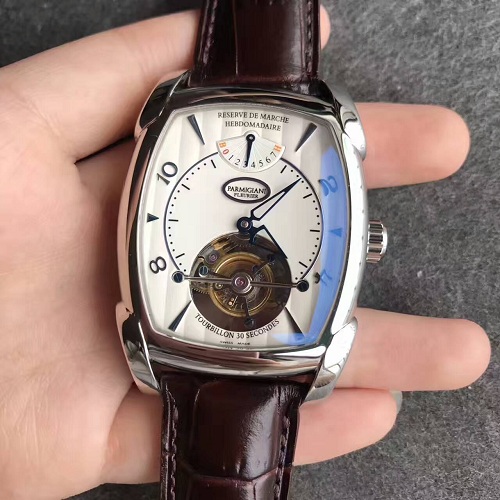 帕瑪強尼TOURBILLON系列男士手動陀飛輪V2升級版壹比壹精仿手錶