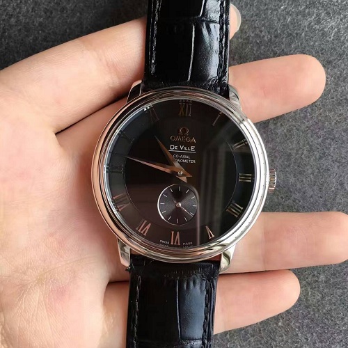 【MK超A】歐米茄（OMEGA）碟飛兩針半黑面4813.50.01男士自動機械壹比壹精仿手錶
