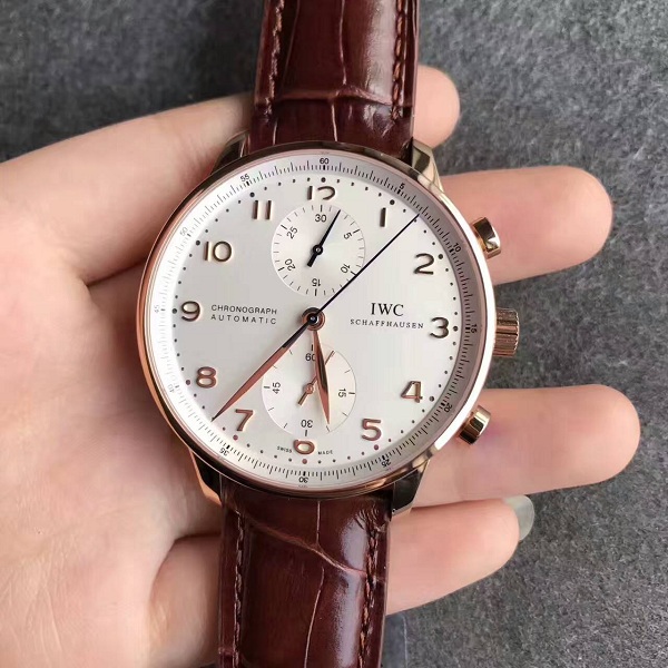 【ZF廠超A】萬國（IWC）葡萄牙計時超薄V2升級版金殼金丁IW371402男士自動機械壹比壹精仿手錶