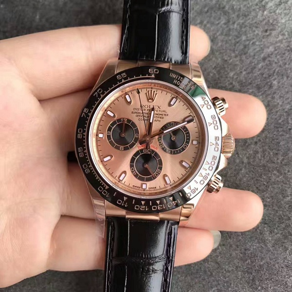 【N廠壹比壹】勞力士（Rolex）迪通拿金殼陶瓷圈男士自動機械壹比壹精仿手錶