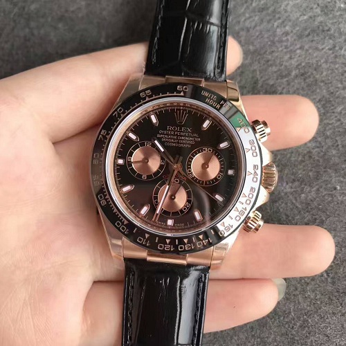 【N廠壹比壹】勞力士（Rolex）迪通拿金殼陶瓷圈男士自動機械壹比壹精仿手錶