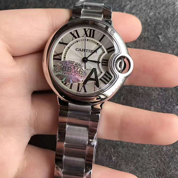 【V6超A】卡地亞（Cartier）藍氣球女款33毫米經典太陽紋W6920071女士自動機械壹比壹精仿手錶
