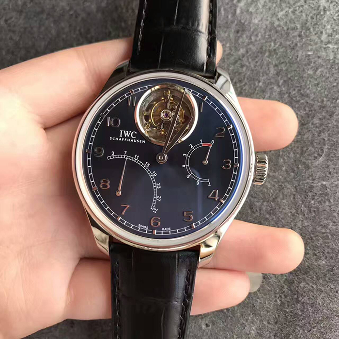 【YL廠壹比壹精仿】萬國（IWC）葡萄牙IW504601動能顯示自動陀飛輪精仿手錶