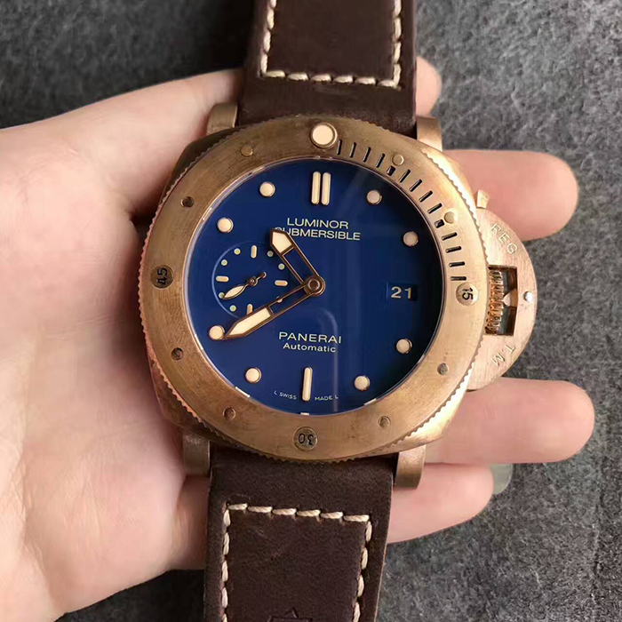 【ZF廠壹比壹】沛納海（Panerai）沛納海2017最新限量款青銅神器PAM671/PAM00671男士自動機械精仿手錶