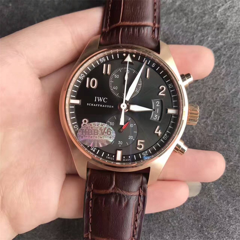 【V6廠超A】萬國（IWC）IW387803飛行員系列噴火戰機計時精仿男錶