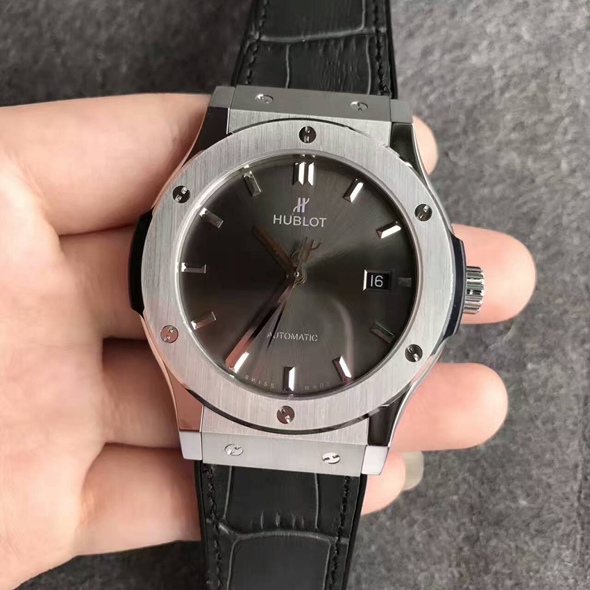 【JJ廠】宇舶（Hublot）經典融合系列灰盤511.ZX.7070.LR自動機械精仿男錶
