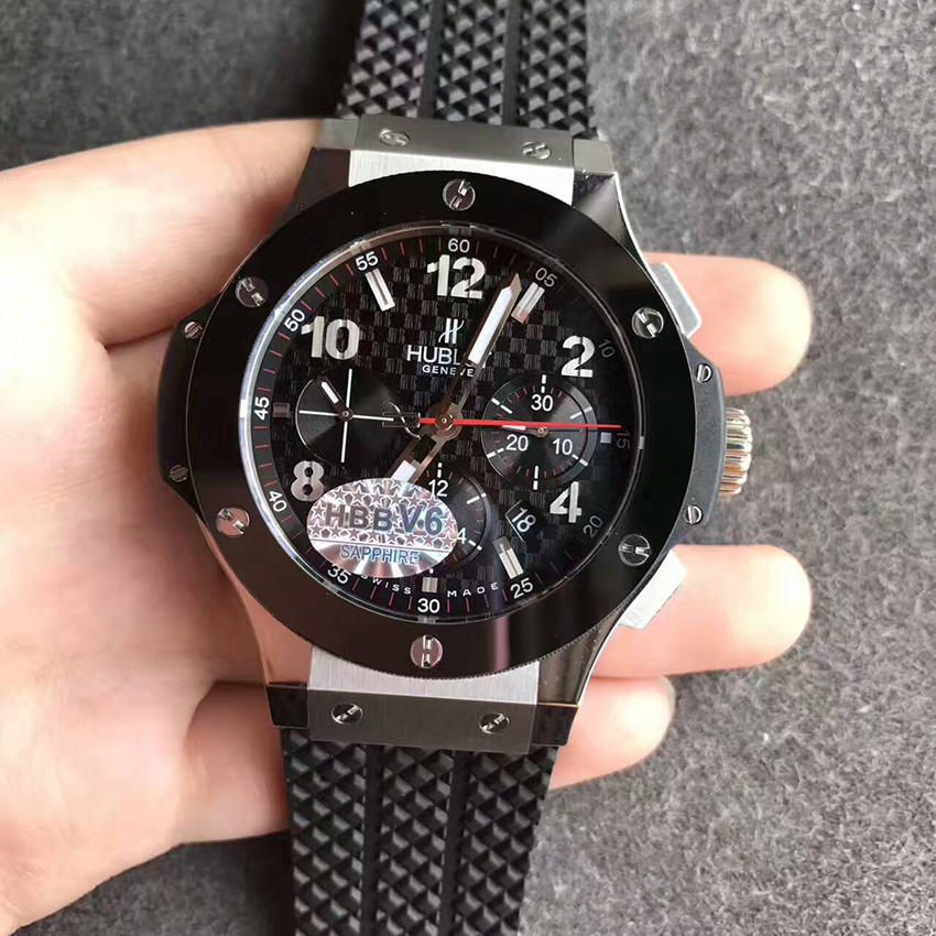 【V6廠超A】宇舶（Hublot）大爆炸系列計時碼錶陶瓷圈壹比壹高仿手錶