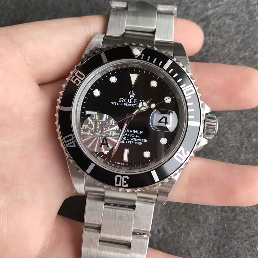 【JF廠超A】勞力士（Rolex）潛航者型系列第四代復古經典款黑水鬼男士壹比壹高仿手錶