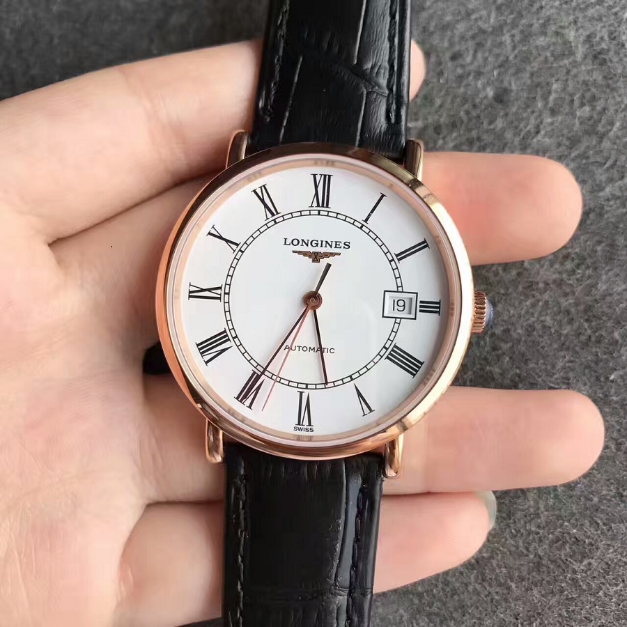 浪琴（Longines）博雅系列羅馬刻度男士壹比壹精仿手錶