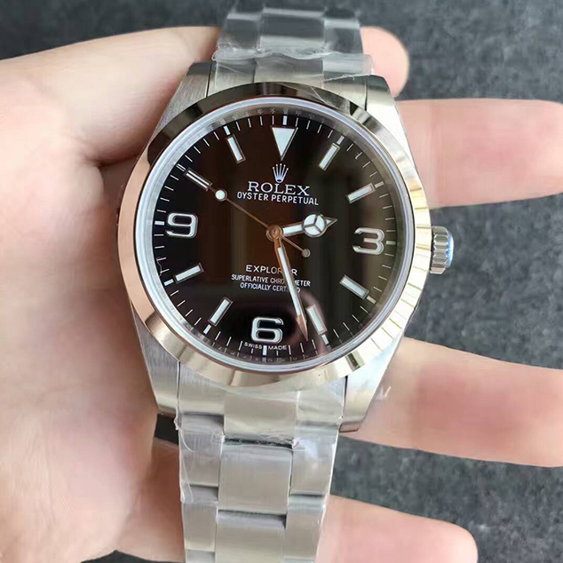 【N廠V7版包金】勞力士（Rolex）探險家壹代214270-77200自動機械精仿男錶