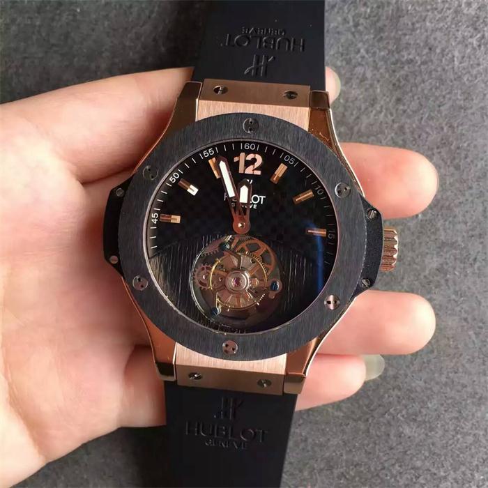 【HF廠】宇舶Hublot（恒寶）BIG BANG大爆炸系列手動陀飛輪精仿手錶