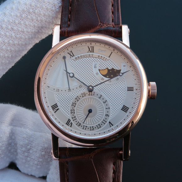 寶璣（Breguet）經典系列7137獨特四針男士自動機械精仿手錶