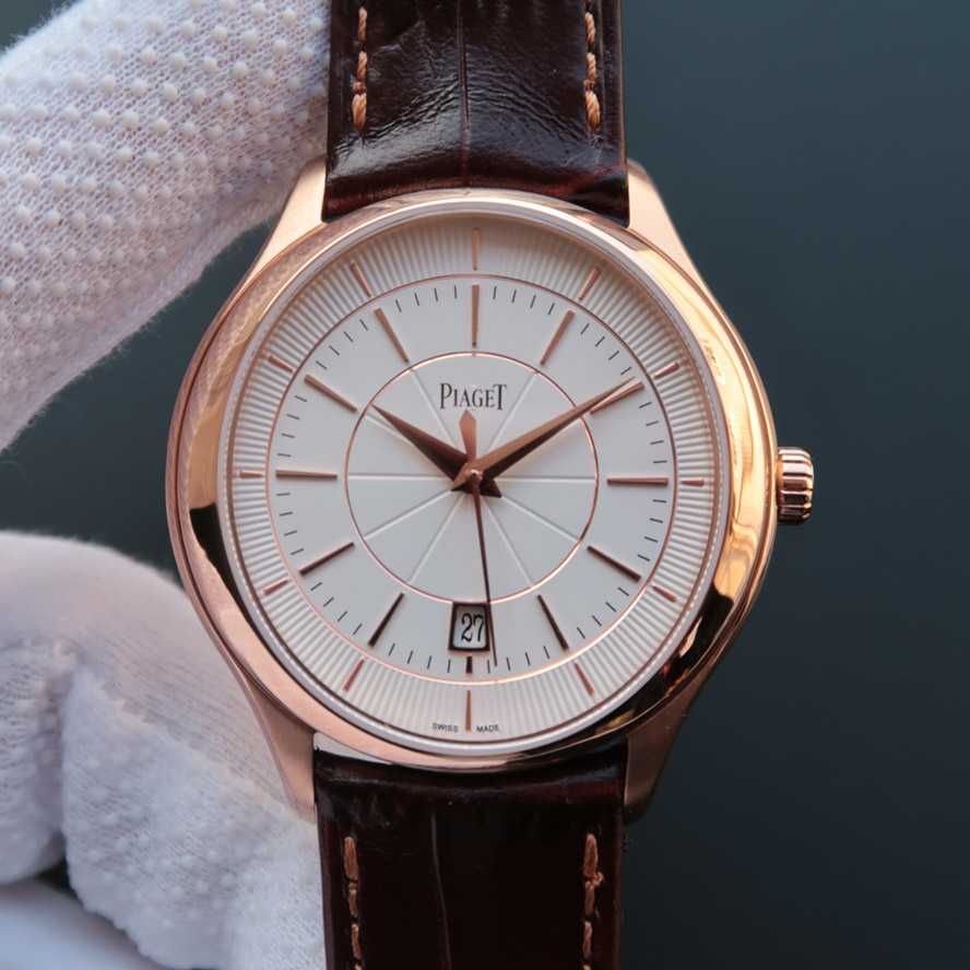 伯爵（Piaget）黑帶系列GOA37110男士自動機械精仿手錶