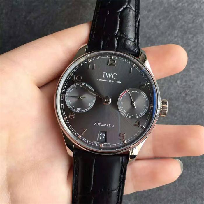 【ZF廠】萬國（IWC）葡萄牙系列七日鏈灰面IW500106壹比壹精仿手錶