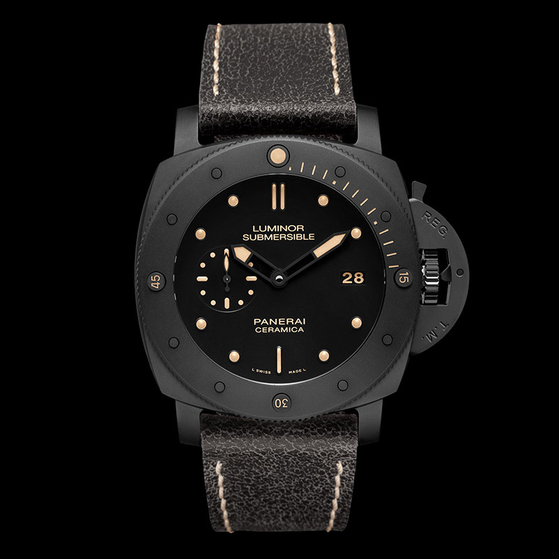 【ZF廠】沛納海（Panerai）限量珍藏款系列PAM508/PAM00508陶瓷殼男士自動機械精仿手錶