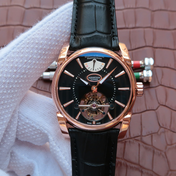 帕瑪強尼Parmigiani Tonda系列PFH251-1000100真陀飛輪男士精仿手錶