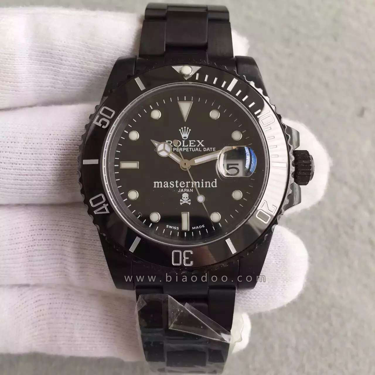 Rolex勞力士水鬼Submariner PVD特別版男士自動機械精仿手錶