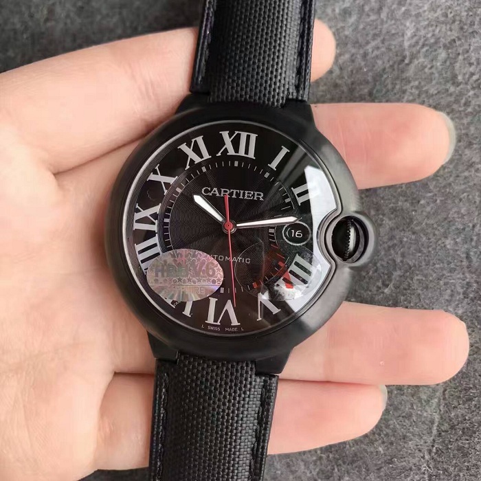 【V6廠超A】卡地亞（Cartier）藍氣球系列黑騎士WSBB0015自動機械壹比壹精仿男錶