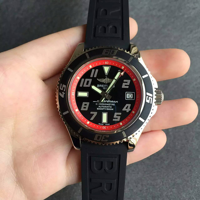 【N廠】百年靈（Breitling）超級海洋42毫米自動機械壹比壹男錶