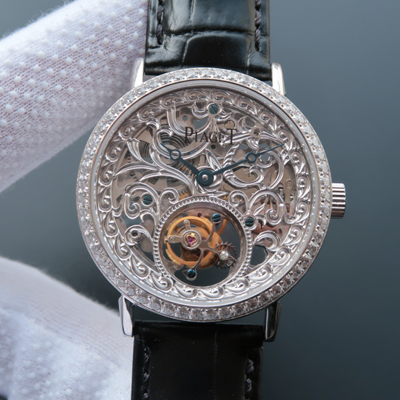 伯爵（Piaget）頂級鏤空真飛輪男士精仿手錶