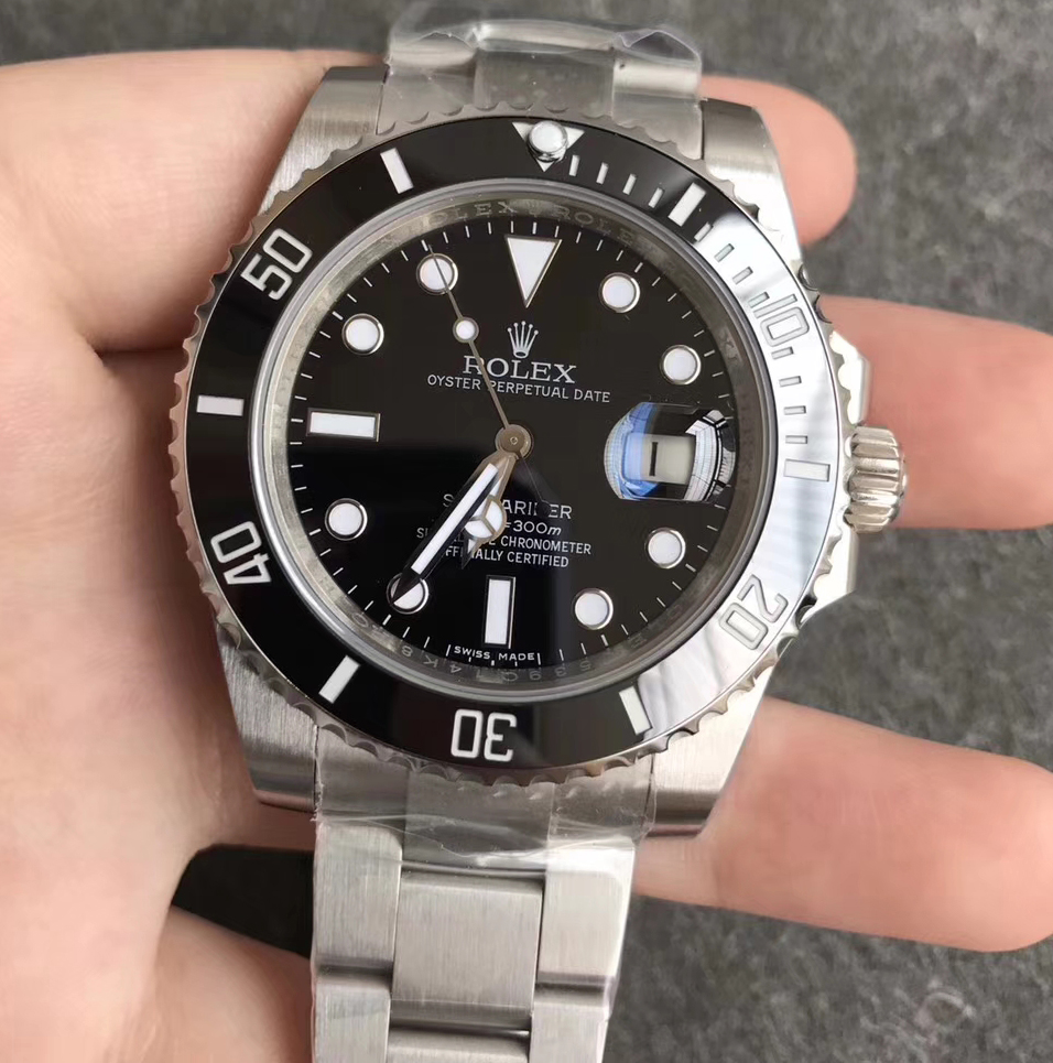 【N廠超A】N廠V8版勞力士（Rolex）黑水鬼壹比壹精仿手錶