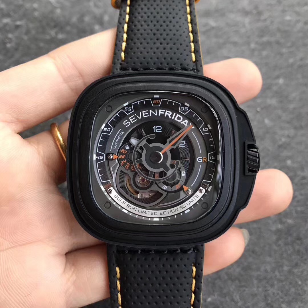 【3A廠】SEVENFRIDAY SF-P3B/07 GULFRUN 2018 Limited Edition限量版精仿手錶