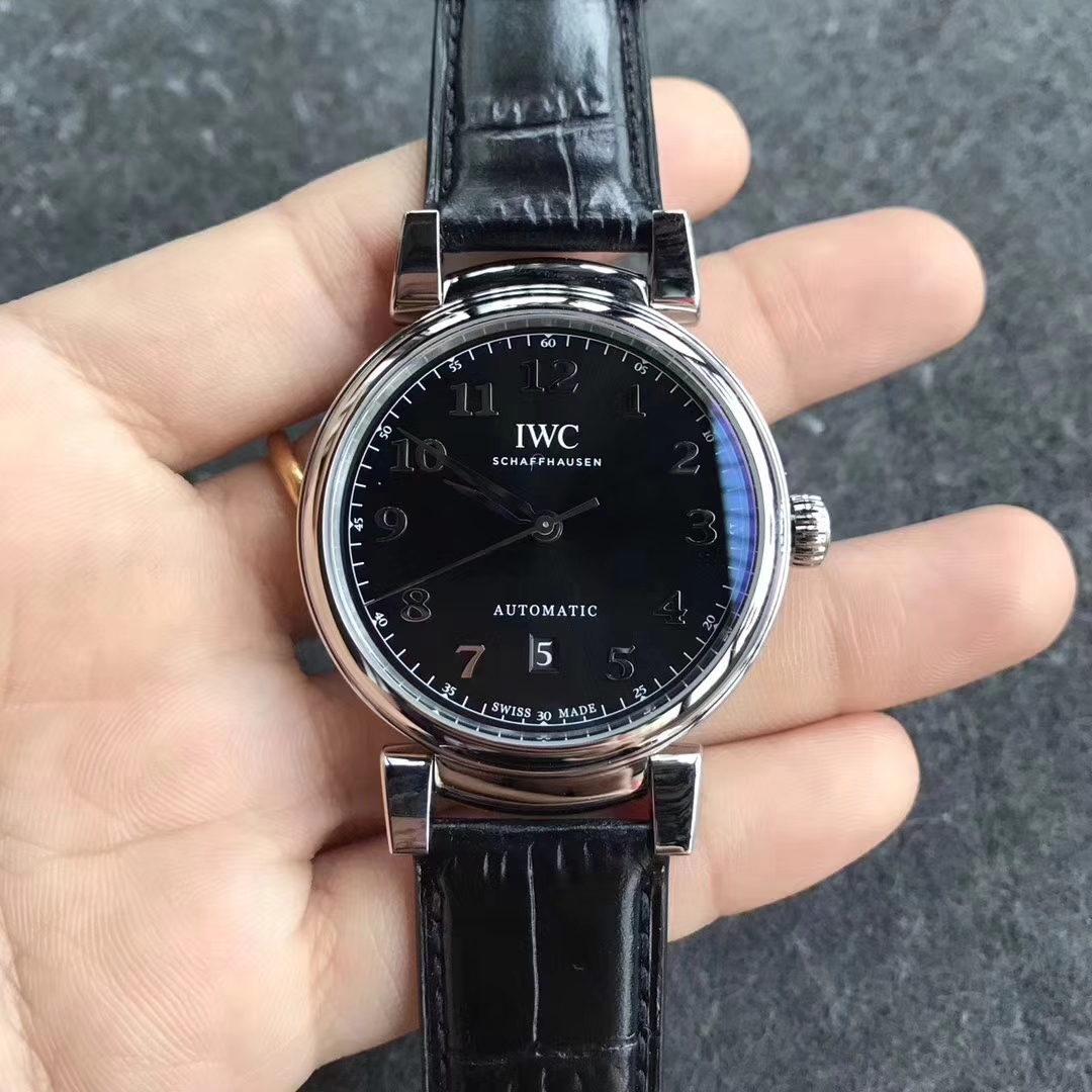 【MK廠】萬國（IWC）達文西系列黑面壹比壹精仿手錶