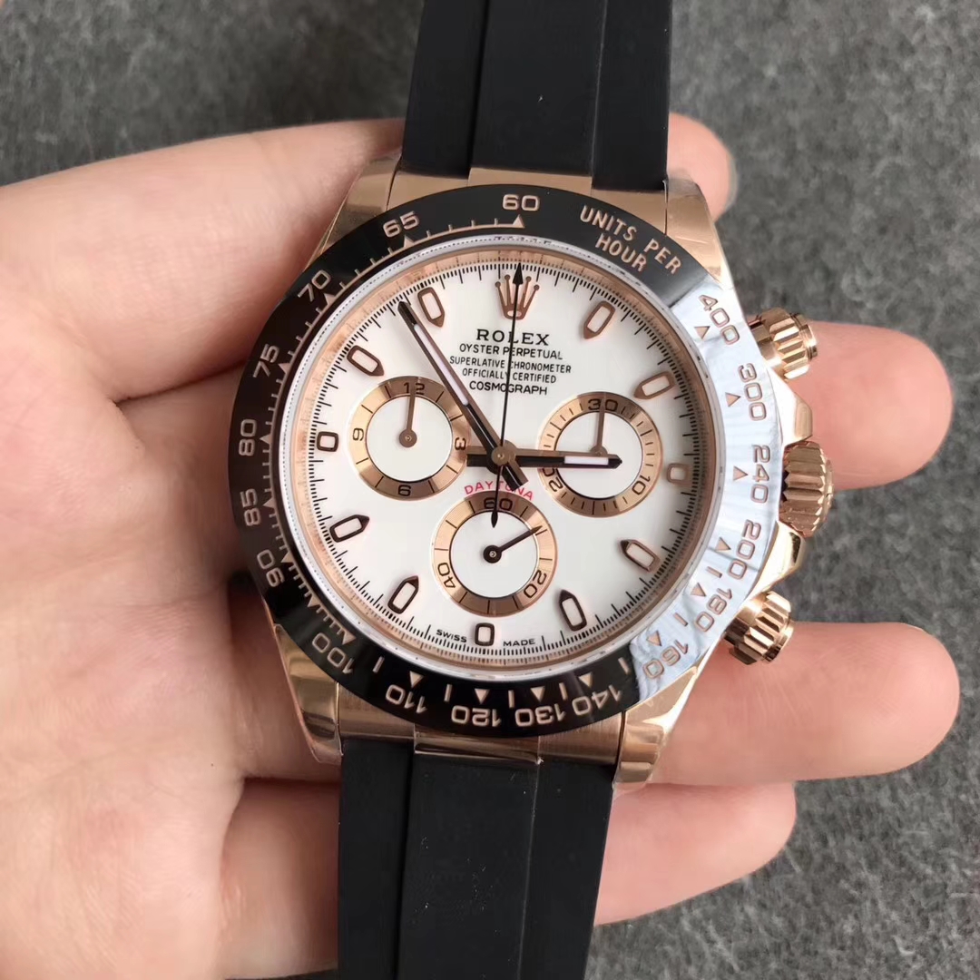 【N廠超A】勞力士rolex迪通拿金陶瓷圈殼白面M116515ln-0014壹比壹精仿手錶