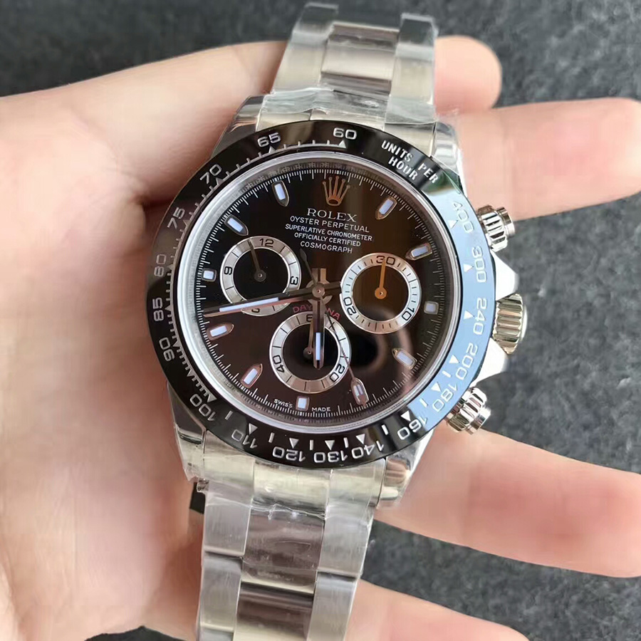 【N廠超A】2016巴塞爾勞力士（rolex）迪通拿陶瓷圈黑面壹比壹精仿手錶