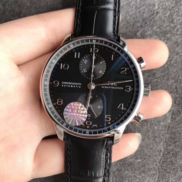 【YL壹比壹】萬國（IWC）葡計黑面IW371447男士自動機械精仿手錶價格/圖片