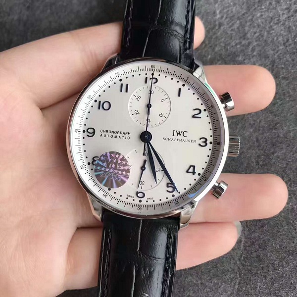 【YL壹比壹】萬國（IWC）葡計藍丁IW371417/IW371446男士自動機械精仿手錶價格/圖片