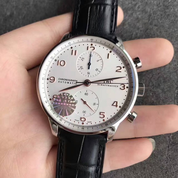 【YL壹比壹】萬國（IWC）葡計玫金丁IW371202男士自動機械精仿手錶價格/圖片