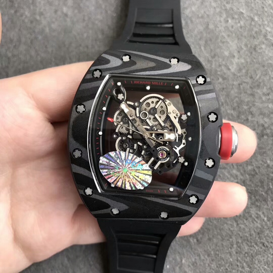 【KV廠力作】理查德米勒（Richard Mille）RM 055系列碳纖維錶圈紅壹比壹精仿手錶價格和圖片_手錶之都