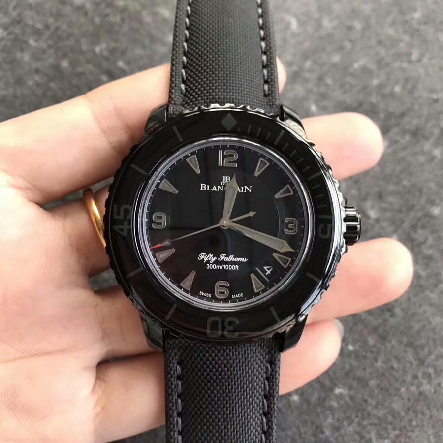 【ZF廠超A】寶珀（Blancpain）50噚黑武士壹比壹精仿手錶