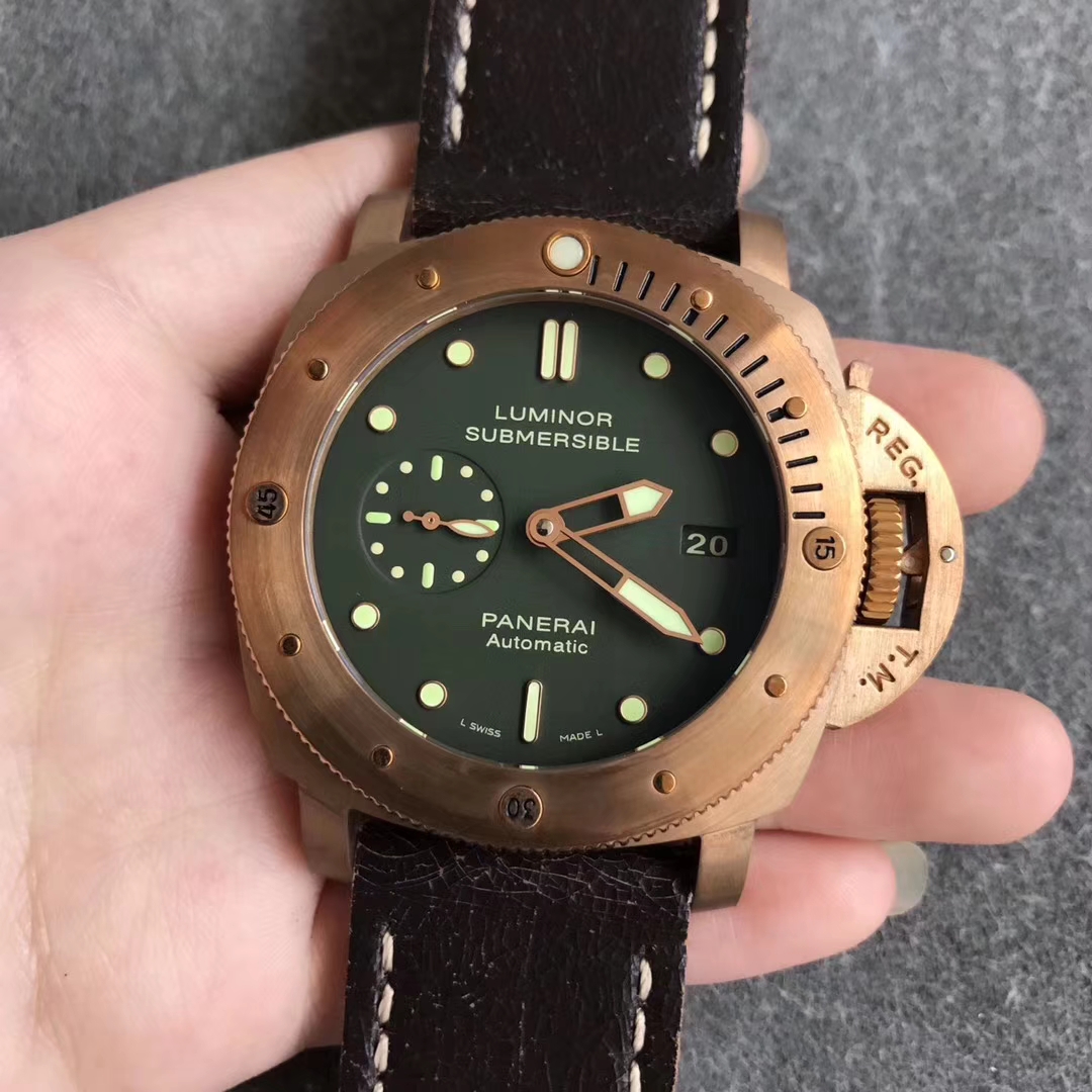 【VS超A】沛納海（Panerai）限量珍藏款系列PAM382/PAM00382青銅限量款精仿男錶