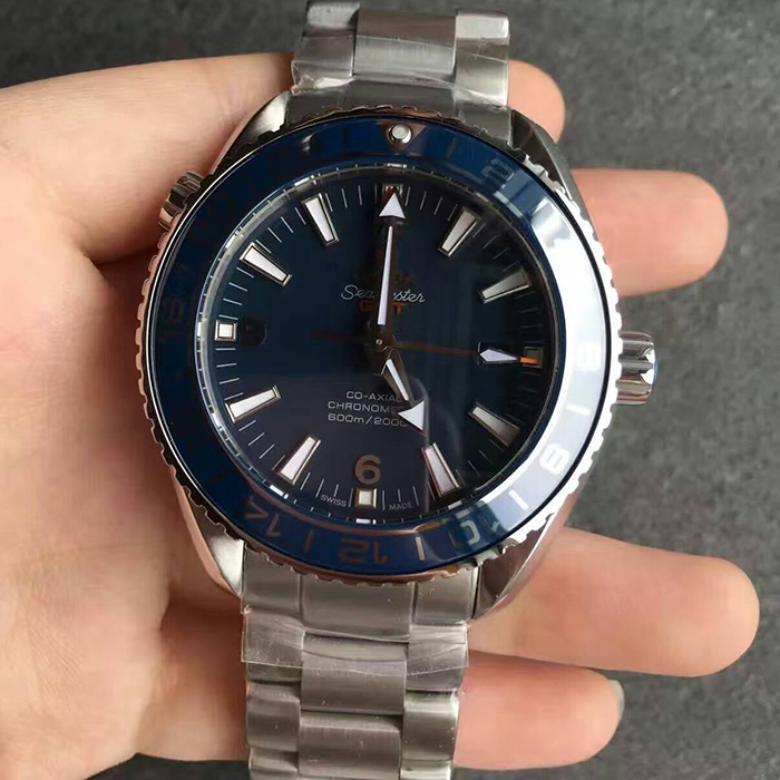 【JH廠】歐米茄（Omega）海馬600M系列GMT藍面自動機械精仿男錶