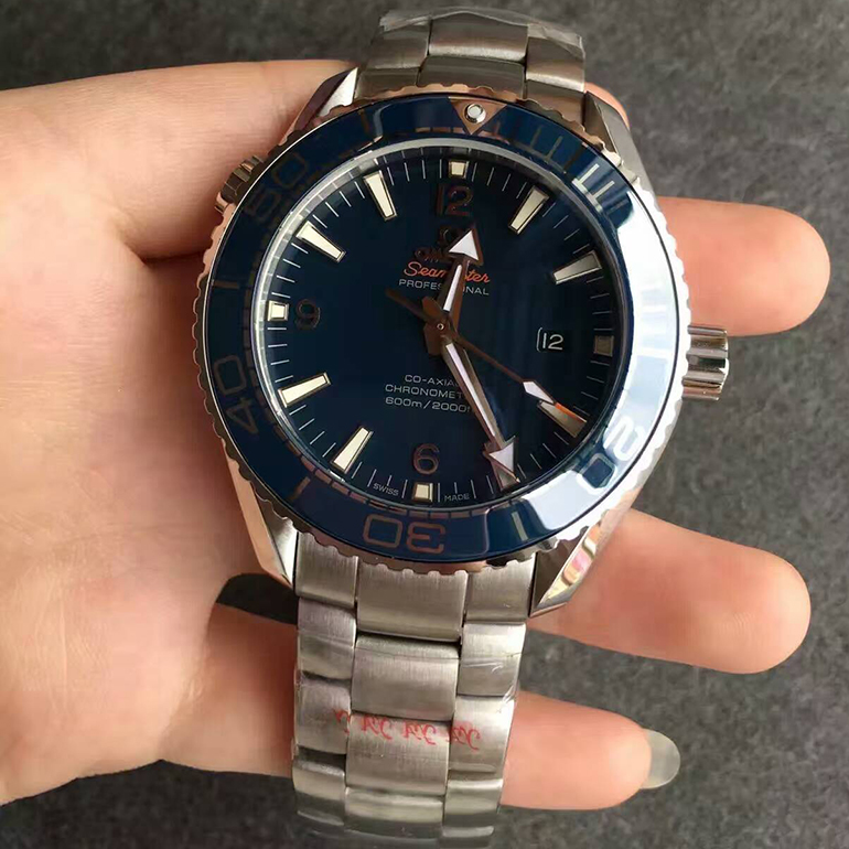 【JH廠】歐米茄（Omega）海馬海洋宇宙系列藍面男士自動機械精仿手錶