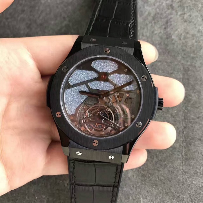 宇舶恒寶（Hublot）經典融合系列502.CX.0002.LR男士手動機械壹比壹精仿手錶