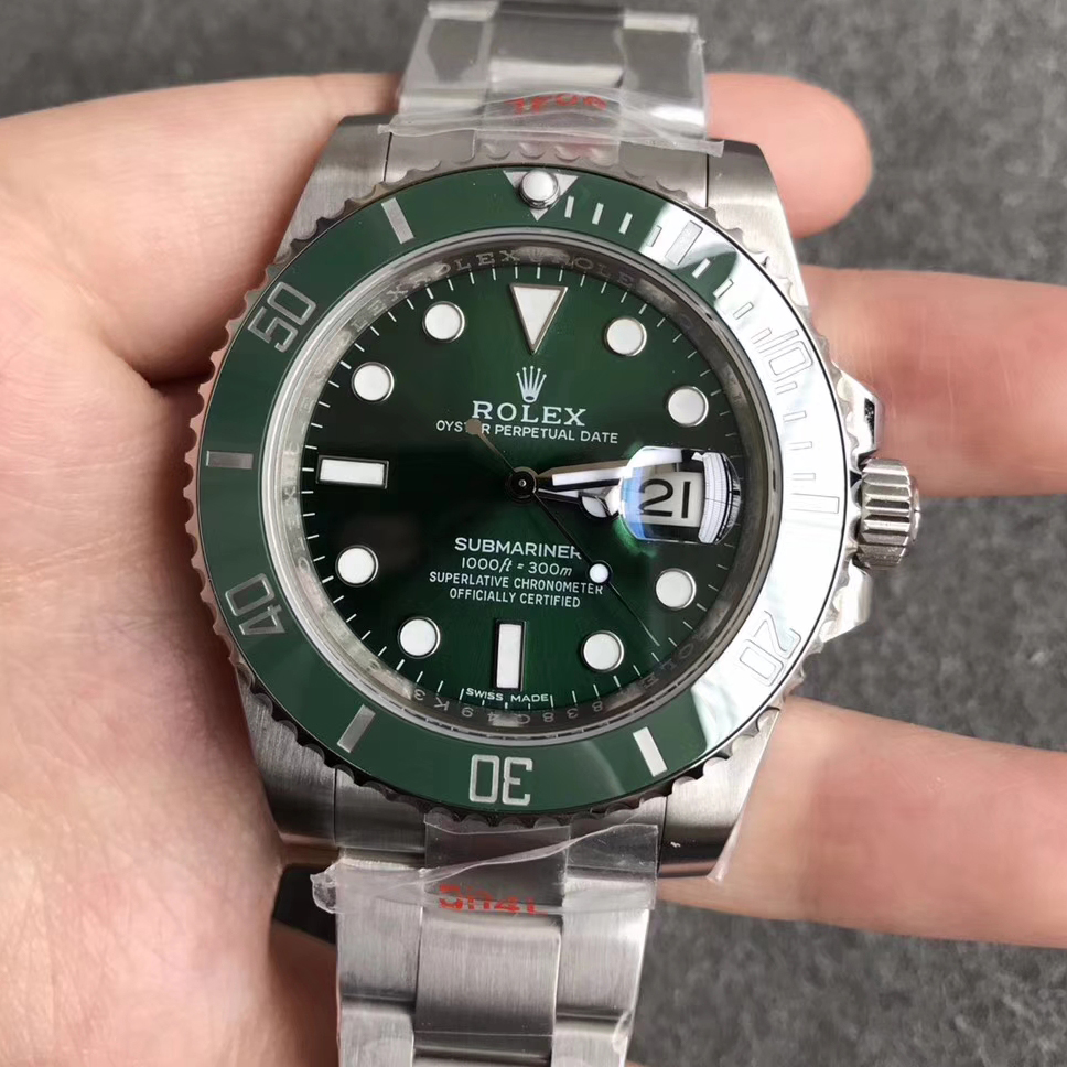 【N廠V8S】勞力士（Rolex）綠水鬼116610-LV-97200自動機械壹比壹精仿男錶