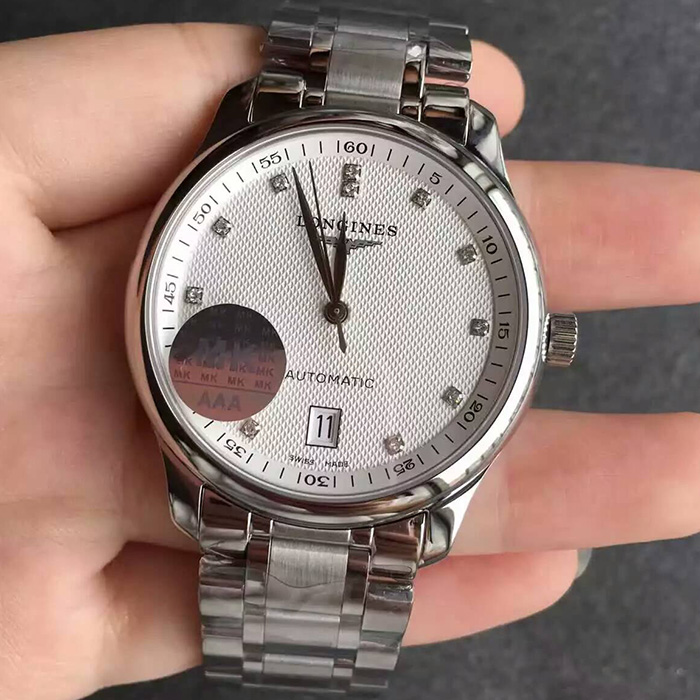 【MK廠壹比壹】浪琴（Longines）名匠系列6點單歷超薄鉆丁自動機械精仿男錶價格/圖片