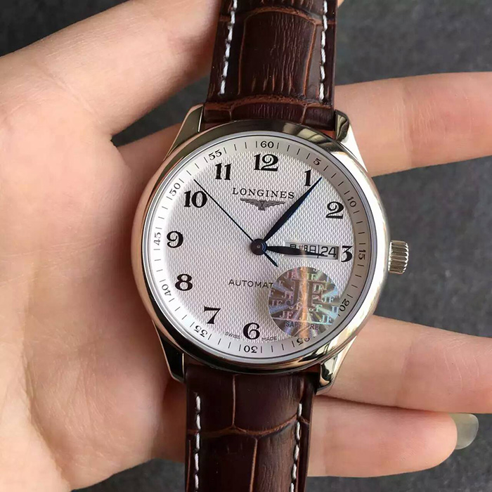 【JF廠1:1】浪琴（Longines）名匠系列3字位雙歷自動機械精仿男錶價格/圖片