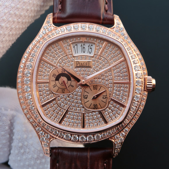 伯爵（Piaget）黑帶系列滿天星男士自動機械精仿手錶