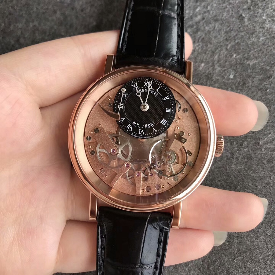 寶璣（Breguet）傳世系列7057BR/R9/9W6玫金款壹比壹精仿手錶