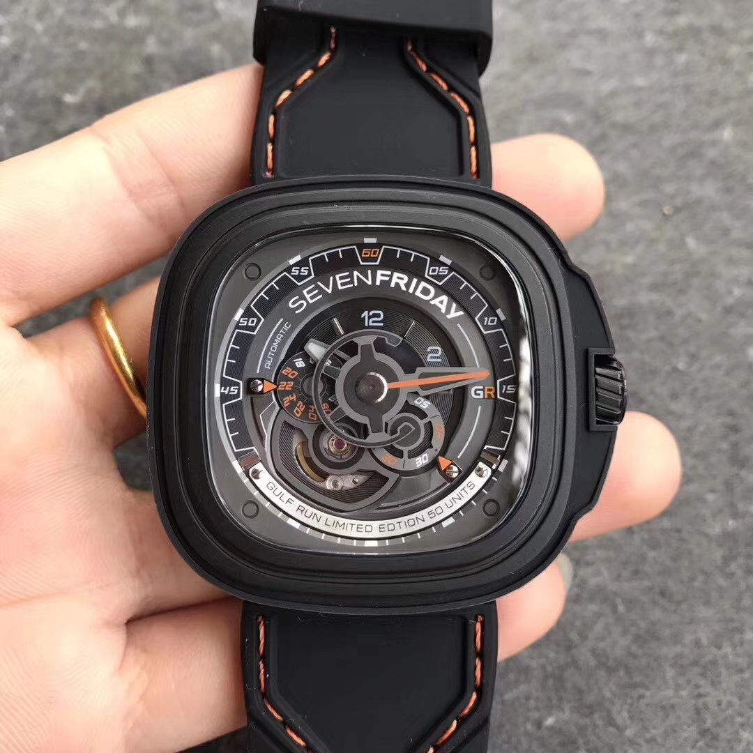 【3A廠】SEVENFRIDAY SF-P3B/07 GULFRUN 2018 Limited Edition限量版精仿手錶