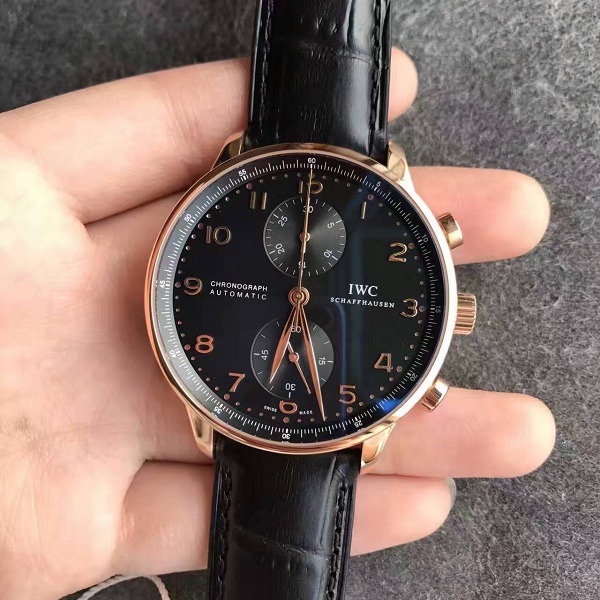 【ZF廠超A】萬國（IWC）葡萄牙計時超薄V2升級版金殼灰面IW371482自動機械壹比壹精仿男錶