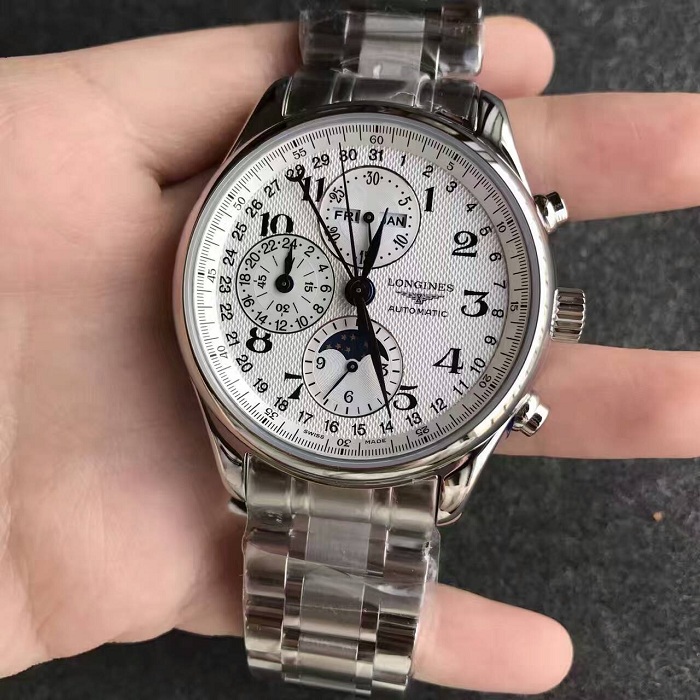 【YL廠超A】浪琴（Longines）名匠系列八針自動機械壹比壹精仿男錶