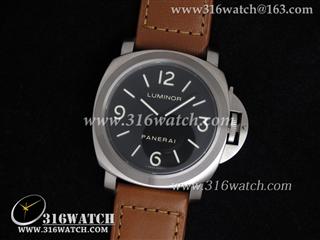 沛纳海PANERAI-Luminor Marina系列 PAM176M 钛金属 棕色牛皮带 完美1:1复制Noob版本 高仿沛纳海手表 PM0013