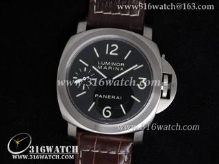 高仿沛纳海PANERAI手表 Luminor Marina系列 PAM177N 棕色牛犊皮带 完美复制1:1 Noob版本 PM0023